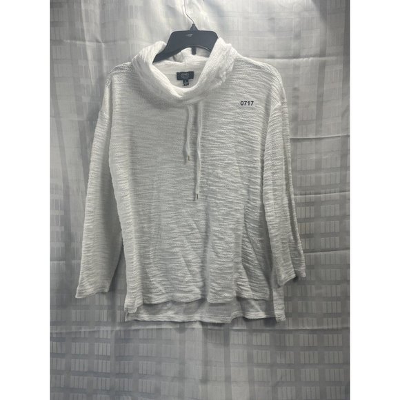 Jones New York Signature Womens Sweater Color White Size S Pullove Cowl Neck - Picture 4 of 10